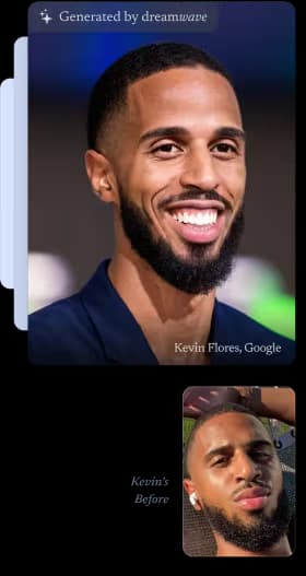 Dreamwave.ai AI headshot example
